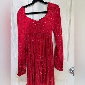 GAP Kids Red Dress with Heart Accents